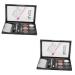 BIUDECO 2 Sets Eyebrow Powder Set Matte and Eye Brow Shaping Kit Cosmetic Supply Lit Abs