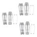 KVSERT 3X for Shell Electric Hair Clipper Cove Trimmer Hairdressing Cutting Barber Clipper Modified Shell