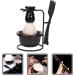 Fomiyes Men's Shaving Set: Cleaning Brush Foam Shell Razor & Bowl - Premium Grooming Tools for a Perfect Shave - Buy Online on GoSupps.com