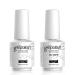 VISHINE UV LED Gel Nail Polish French Manicure Kit - 15ml Base & Top Coat White & Pink - Perfect for Salon Quality at Home - Buy Online on GoSupps.com