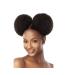 8 inch short afro puff synthetic hair bun hair piece for women Drawstring ponytail kinky curly updo clip hair extensions 6 inch color 4