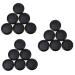 Baluue 18 Pcs Eye Shadow Replacement Box Makeup Eyeshadow Makeup Containers Makeup Pallet Blush Abs Black 3.8x1.9cmx3pcs Blackx3pcs