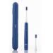 Go Plus Sonic Toothbrush by Pop Sonic with Carrying Case - The Perfect Sonic Toothbrush | Every Time. Every Where - Brilliant Blue