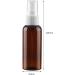 TIANZD 12 Pieces Empty 50 ml Brown PET Plastic Fine Mist Pump Spray Bottles with White Top Portable Sprayer for Perfume Water Cosmetic Travel Containers Refillable 2x Funnel - Buy Online on GoSupps.com