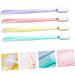 Minkissy Soft Cotton Toothbrush Set - 4 Pieces for Sensitive Gums | Travel-Friendly Body Care Fur Toothbrush - Buy Online on GoSupps.com