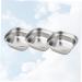 Zerodeko 6 Pcs Mini Individual Sauce Bowl Stainless Steel Snacks Dish Sauce Dish Ketchup Dish Sushi Seasoning Plate Stainless Steel Dish Soy Sauce Serving Dish Small Plate Hot Pot re-usable 8.3X8.3cmx2pcs Silverx2pcs - Buy Online on GoSupps.com