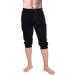 HDE Men's 3/4 Workout Jogger Yoga Capri Shorts with Pockets - Large Black - Buy Online on GoSupps.com