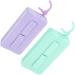 WLSHYF Sustainable Dental Pick Organizer | Automatic Dental Floss Dispenser with 10 Floss Picks | Eco-Friendly Tooth Care Solution for Adults (Purple & Green) - Buy Online on GoSupps.com
