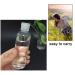 6-Piece Travel Bottle Set with 2 Funnels | 100ml Transparent Cosmetic Plastic Bottles for Shampoo Lotion & Travel Accessories - Buy Online on GoSupps.com