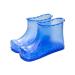 1 Pair Men's Foot Soak Bath Shoe Boots Relaxation Reusable Foot Care Massage Portable Unisex School Students Bathing Blue