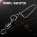Sougayilang Fishing Rolling Swivel with Coast Lock Snap Stainless Steel Black Nickel Fish Swivels Line Connector Type A (30 PCS) 1/0-100lbs - Buy Online on GoSupps.com