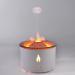 SEAAN Volcano Humidifier Jellyfish Mist Flame Diffuser for Bedroom Home and Office Pulsating/Continuous Modes 360ml