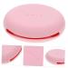 Silicone Makeup Puff Holder - Travel Cosmetic Box for Makeup Sponges (7.5x7.5x2 cm) - Pink - Buy Online on GoSupps.com