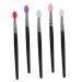FRCOLOR 5pcs Eye Shadow Brush Gel Eyeliner Pencil Silicone Eye Brush Eyeshadow Cosmetic Handle
