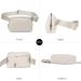 Fanny Belt Bag Waist Pack Crossbody Bum Bag - Beige | Adjustable Strap for Women - Buy Online on GoSupps.com