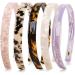 Plastic Tortoise Headband Plain Basic Head Band Non Slip Hair Hoop Hard Teeth Headbands Strong Hold Headbands Dark Leopard - Buy Online on GoSupps.com