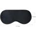 Far Infrared Magnetic Eye Mask | Adjustable Strap Blackout Blindfold for Sleep, Travel, Meditation - Velvet Eyeshade for Men and Women - Buy Online on GoSupps.com