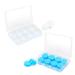 8 pairs of silicone sludge earplugs soft and comfortable reusable and squeezing waterproof silicone earplugs with noise suppression suitable for swimming running sleeping and traveling