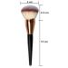 RN BEAUTY Large Powder Makeup Brush - Rose Gold/Black - Full Coverage Foundation Blush Bronzer Contour Face Mineral Blending Buffing Cosmetics - Kabuki Brush for Flawless Application - 1 Count - Buy Online on GoSupps.com