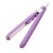 2024 New Werdeny Purple Mini Curler and Straightener - 2 in 1 Ceramic Curling Iron for Short Fine Hair