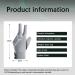 Wnddle Billiard Glove - Non-Slip Adjustable Snooker & Pool Cue Gloves | Gray | Perfect for Pool Games & Carom - Buy Online on GoSupps.com