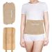 Reusable Castor Oil Wrap for Liver Detox | Pain Relief & Relaxation - Khaki - Buy Online on GoSupps.com