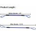 NIUTRIP Bungee Boat Dock Line 2Pack 4-5.5FT Blue - Stretchable Mooring Rope for Pontoon Jet Ski, SeaDoo, Kayak - Boating Gifts for Men - Fishing Boat Accessories - Buy Online on GoSupps.com