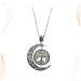 LABRIMP Charm Necklace Moon Necklaces for Women Necklace Fashion Tree of Life Necklace Accessories Sweater Chain - Buy Online on GoSupps.com