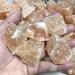 Natural raw Quartz Rock Gypsum Orange Selenite Crystal Rough Stone 4pc Chakra Reiki Balancing - Buy Online on GoSupps.com