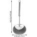 Stainless Steel Scrubber with Handle Steel Wool Scrubber for Cleaning Dishes Metal Sponges for Pots Sink Pans Grills - Buy Online on GoSupps.com
