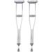 Crutches for Adults Underarm Portable Underarm Crutches Aluminum Crutches Abduction Slip Fracture Height Adjustable People with Disabilities Elderly Elderly Crutch Great (Two Loaded 112)