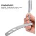 Lurrose Vintage Stainless Steel Razor Holder - Black Manual Razor & Scissors for Eyebrow Trimming | Rustproof Perfect for Men - Buy Online on GoSupps.com
