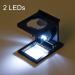 10X 28Mm Linen Test Three Folding Magnifying Glass Portable Zinc Alloy Magnifierwith LED Lamp for Textile Jewelry Collection Repair Magnifier Interesting Lofty Ambition - Buy Online on GoSupps.com