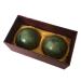 Massage Ball Hand Massage Baoding Balls Jade Stress Relieve Training Roller Hand Health 2pcs