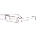 Eyekepper 5-Pack Half-Eye Reading Glasses Stylish Stainless Steel Frames in Gold +3.0 | International Shipping Available - Buy Online on GoSupps.com