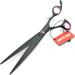 8.0 inches Professional Dog Grooming Scissors Set Straight & thinning & Curved & chunkers with Comb in 1 Set (Black) - Buy Online on GoSupps.com