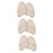 3 Pairs Girl Forefoot Supplies Toe Cap Fore feet Cushions Heel pad Sole pad Half Palm Rest Cushion Forefoot pad Forefoot Cushion Pads for Women high Heel Metatarsal Pads