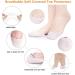 4 Pairs Silicone Toe Caps - Gel Sock Pads for Foot Protection - Breathable Hole for Ball of Foot - Metatarsal Ballet Pointe Cap - Buy Online on GoSupps.com