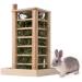Balama Hay Rack Feeding Bowl 36 x 24 x 24 cm for Rabbits Guinea Pigs Rabbits Hamsters Mice Rats - Buy Online on GoSupps.com
