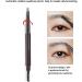 KOSDFOGE Eyebrow Pencil Dual End Automatic Rotation Eyebrow Pen with Eyebrow Brush Makeup Pencil Professional Brow Enhancing Kit(4# gray) - Buy Online on GoSupps.com