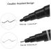 Didiseaon 6pcs Eyebrow Pen Eyebrow Pen Multifunctional Tattoos Pen Pen Accessories Make up 13.9x1.8cm Black - Buy Online on GoSupps.com