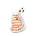 Barrageon dogs Kneid sweet princess rock clothing cat puppy for small medium -sized Bowknot pet summer clothing dog cat (orange -m) back length: 25 cm stripes - orange