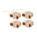 Marmerdo 4pcs Toe Separator Set - Adjustable Gel Straightener for Hammer Toe, Bunion Pad, and Toe Cushion - Double-Hole Toe Cover - Assorted Colors - 6X3.2CM - Buy Online on GoSupps.com