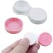 Jinlaili 20PCS Travel Contact Lens Cases Portable Contact Lens Travel Kit Case Mini Box Container Contact Lens Holder Contact Lens Soaking Storage Case with L and R Caps - Green Blue Black Pink - Buy Online on GoSupps.com