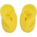 Silicone Ear Model 2PCS - Soft Yellow Waterproof for Hospital & Jewelry Display - Buy Online on GoSupps.com