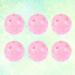 6pcs Abaodam Pink Plastic Golf Training Balls for Swing & Putting Practice - Buy Online on GoSupps.com