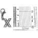 SKS Diamante Bling Clip On Alphabet Letter Charm (R) - Buy Online on GoSupps.com