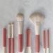 Soft Bristle 12pcs Makeup Brush Set - Lime Green & Terracotta Red | Loose Powder & Eye Shadow Brushes for Flawless Makeup - Buy Online on GoSupps.com