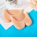 XIDAJIE 1 Pair Gel Toe Cap Protector Gel Toe Protectors Cushioning Gel Toe Caps Prevent Calluses and Blisters Nude Close