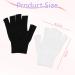 2 Pairs UV Protection Fingerless Gloves for Nails - UPF50+ Shield Gloves for Manicure Cycling & Car Rides - Buy Online on GoSupps.com